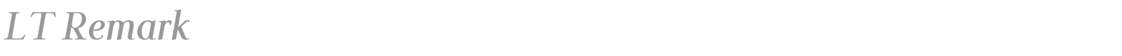 LT Remark font preview
